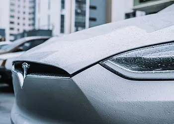 tesla front end